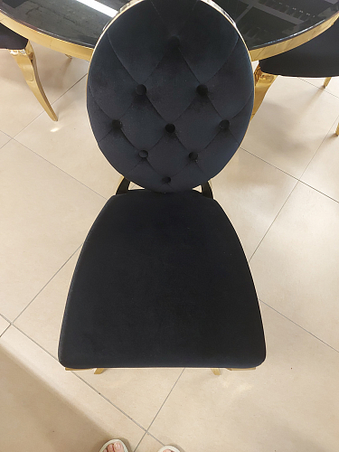 Стул Odda черный / золотой из шоурума 4